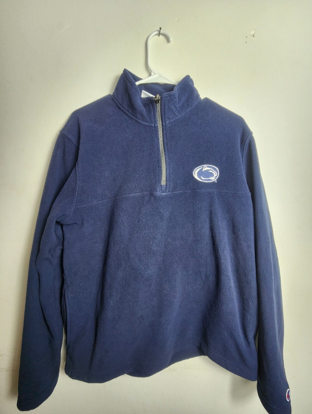 Champion Navy Quarter-Zip Fleece Pullover